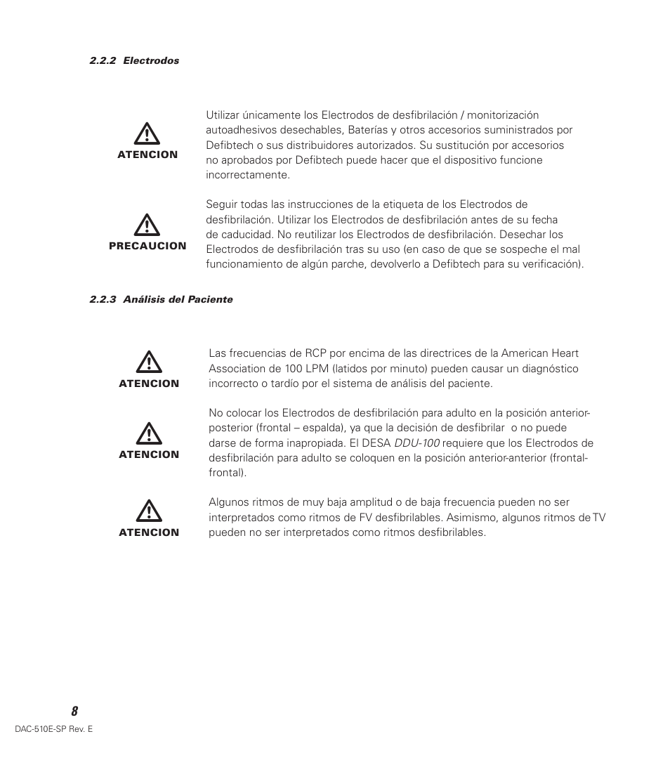 Defibtech DDU-100 Series User Manual | Page 16 / 65