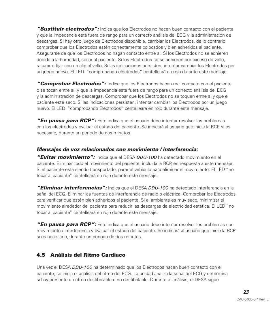 Defibtech DDU-100 Series User Manual | Page 31 / 65