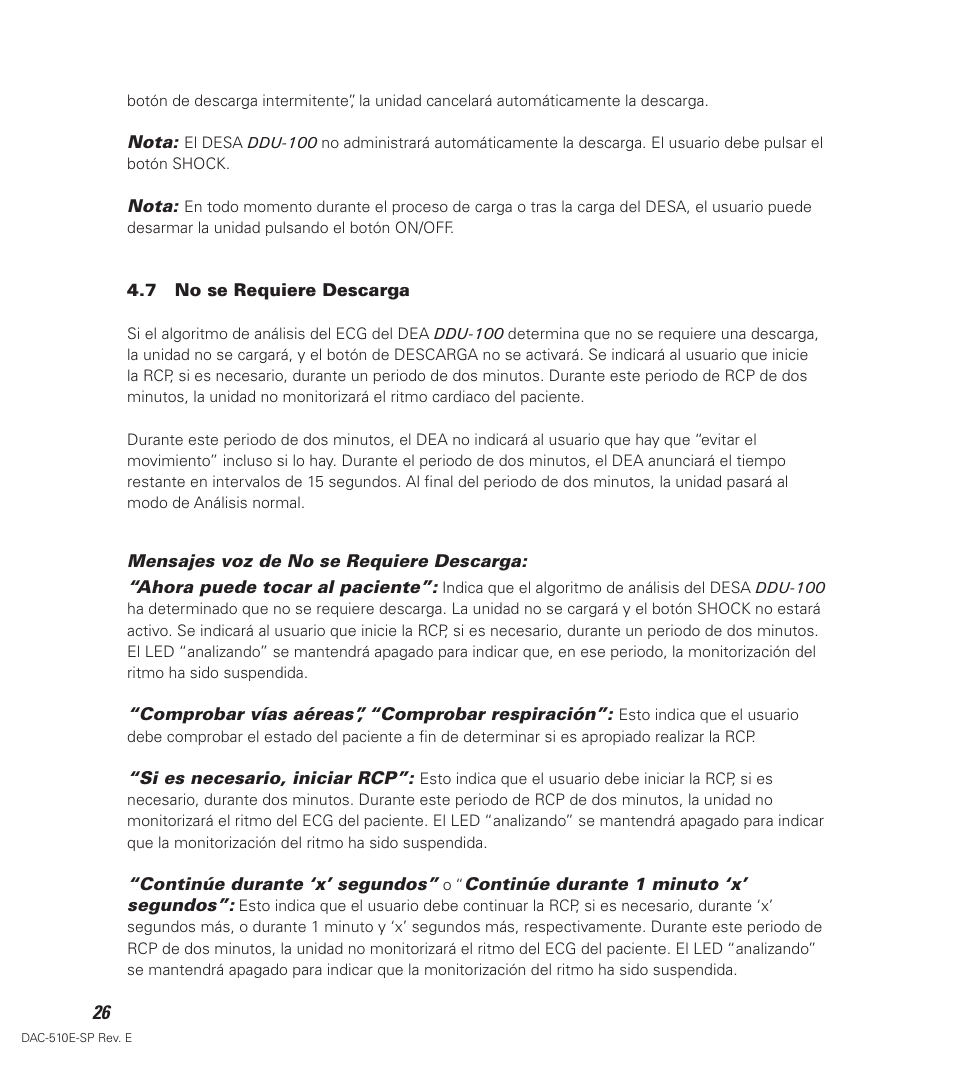 Defibtech DDU-100 Series User Manual | Page 34 / 65
