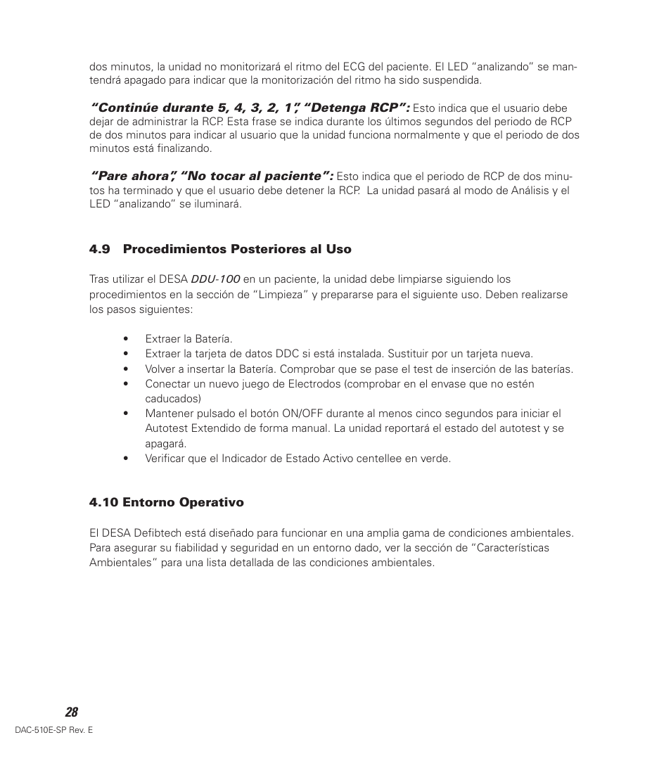 Defibtech DDU-100 Series User Manual | Page 36 / 65