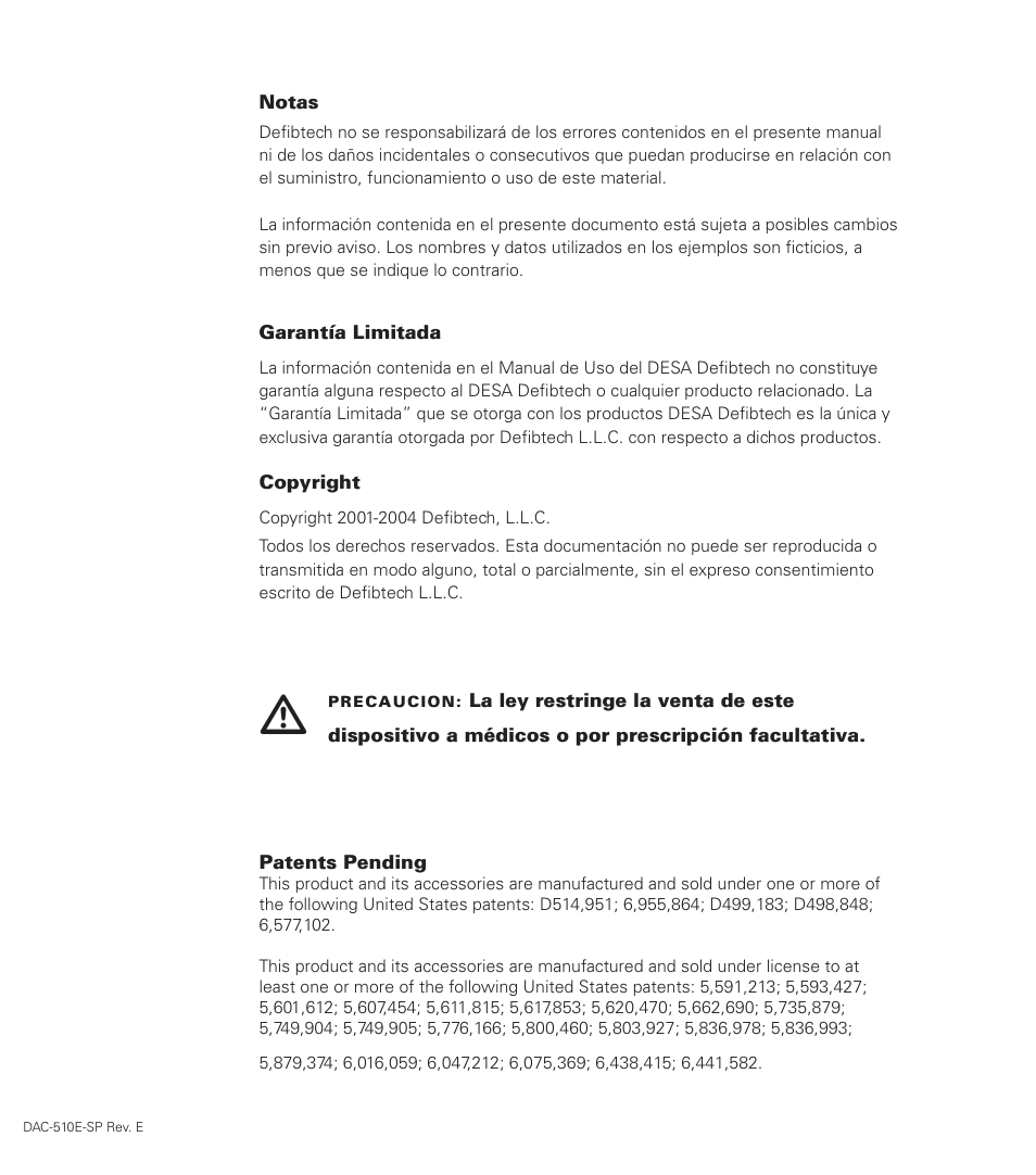Defibtech DDU-100 Series User Manual | Page 4 / 65