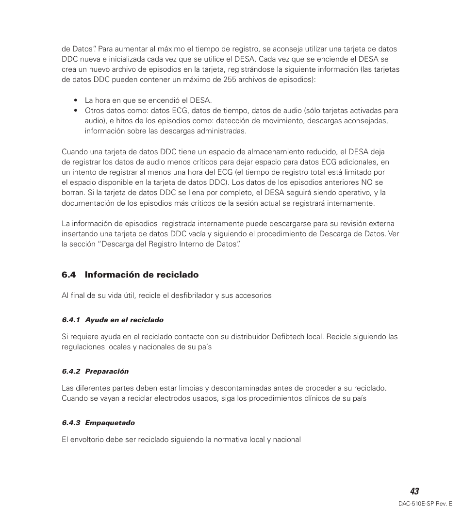 Defibtech DDU-100 Series User Manual | Page 51 / 65