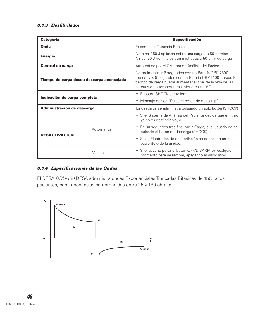 Defibtech DDU-100 Series User Manual | Page 56 / 65