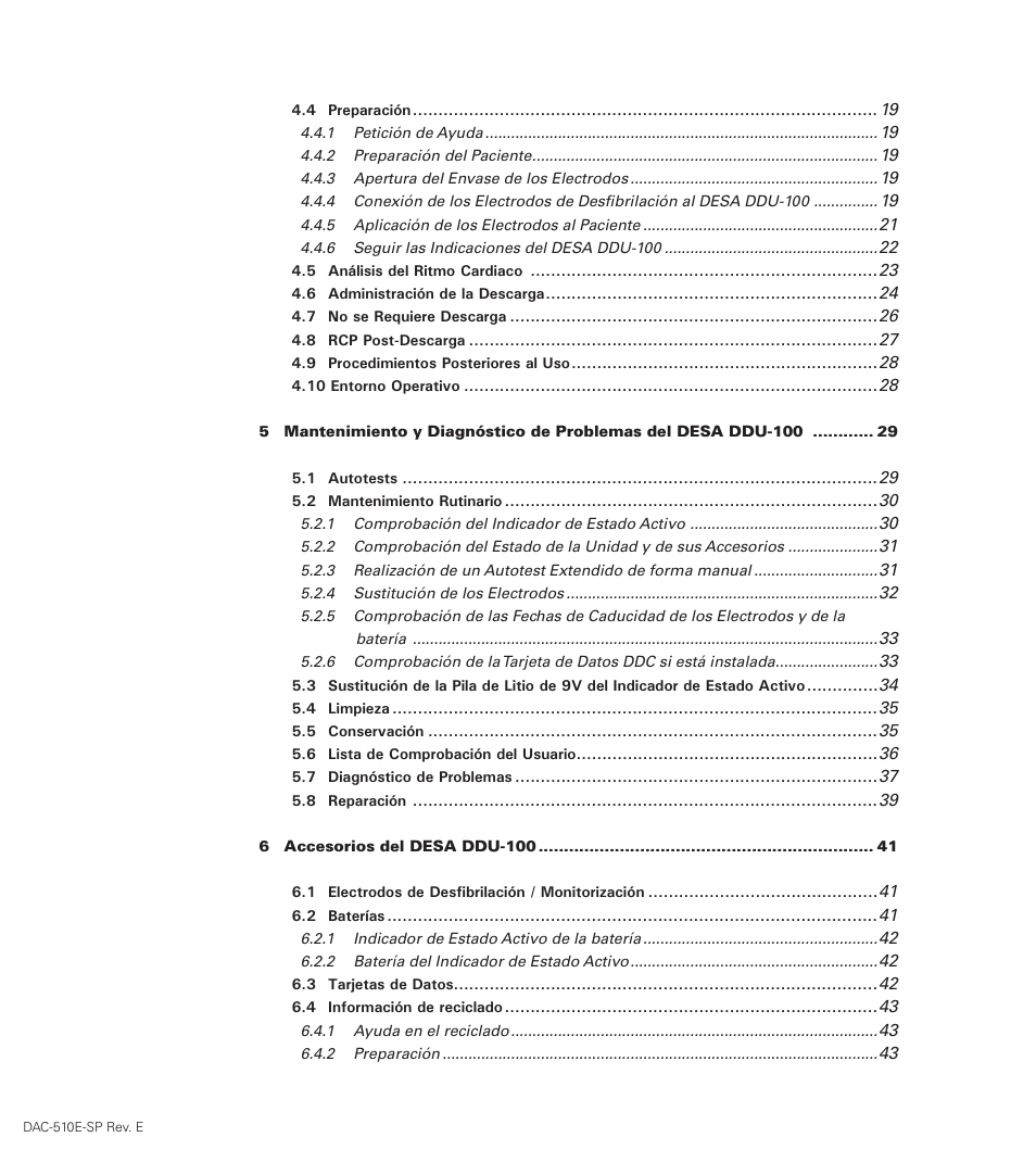 Defibtech DDU-100 Series User Manual | Page 6 / 65