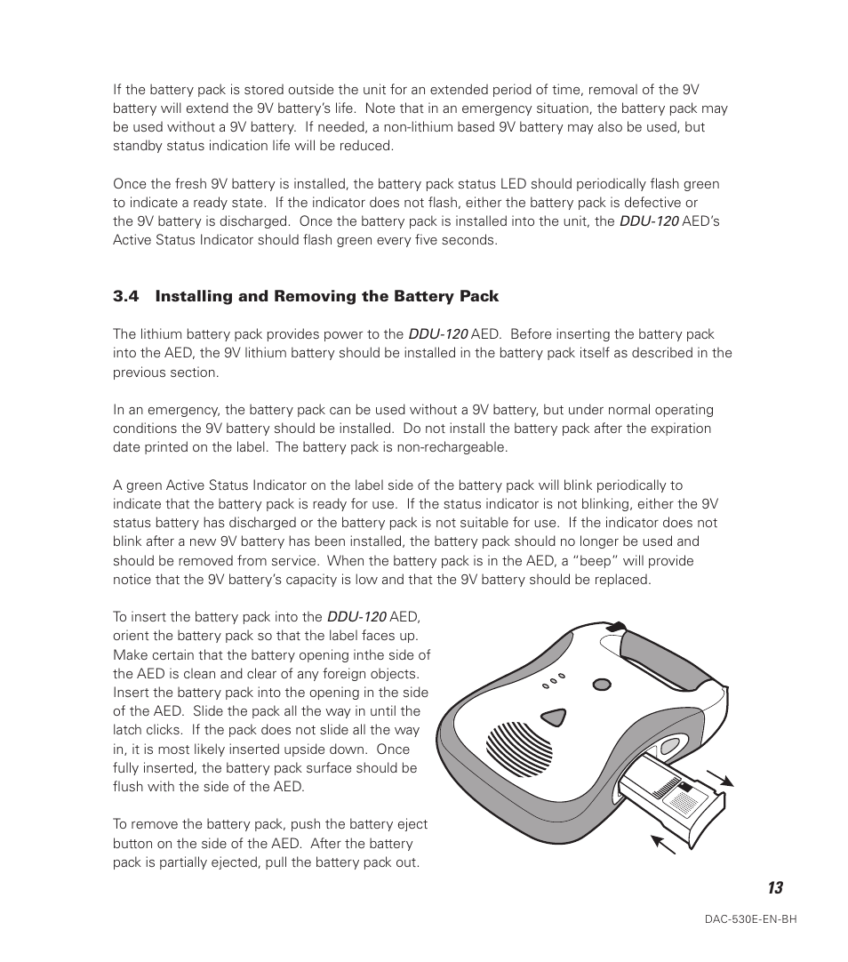 Defibtech DDU-120 Series User Manual | Page 21 / 72