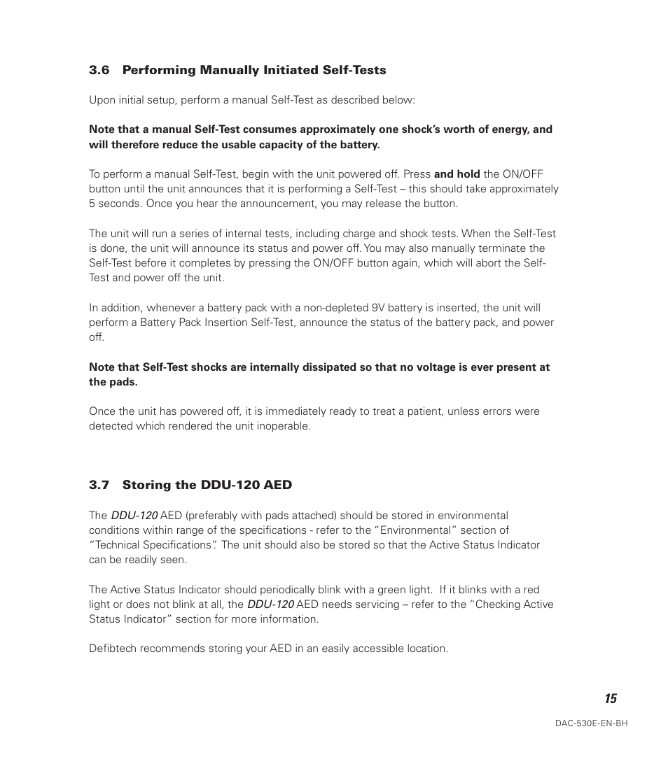 Defibtech DDU-120 Series User Manual | Page 23 / 72