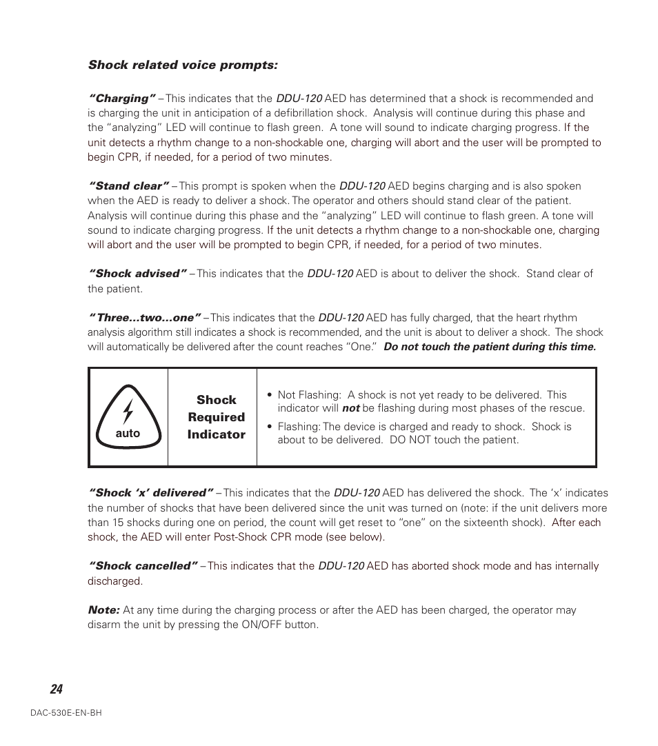 Defibtech DDU-120 Series User Manual | Page 32 / 72