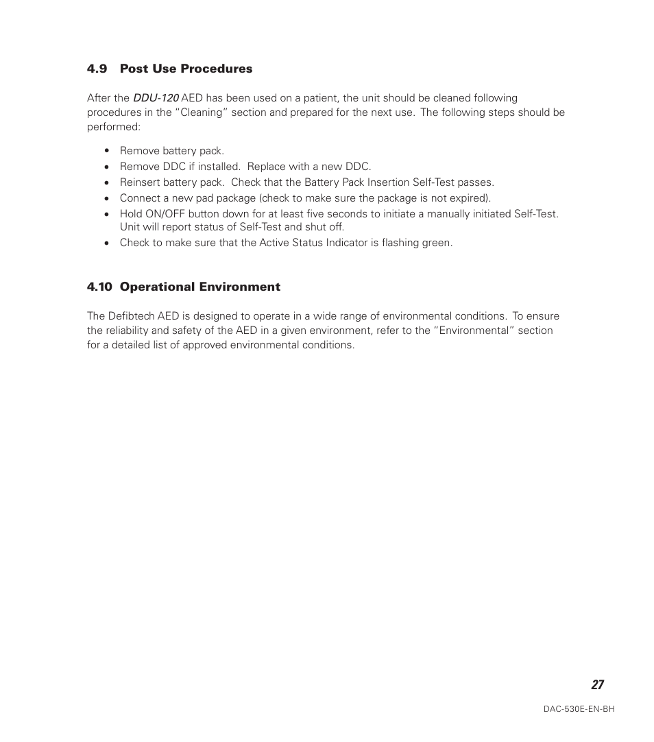 Defibtech DDU-120 Series User Manual | Page 35 / 72