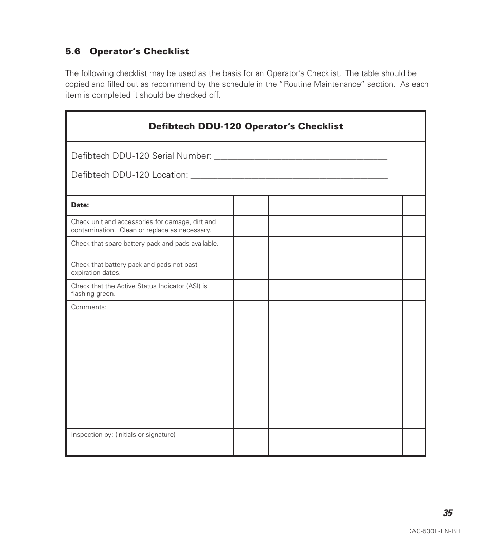 Defibtech DDU-120 Series User Manual | Page 43 / 72