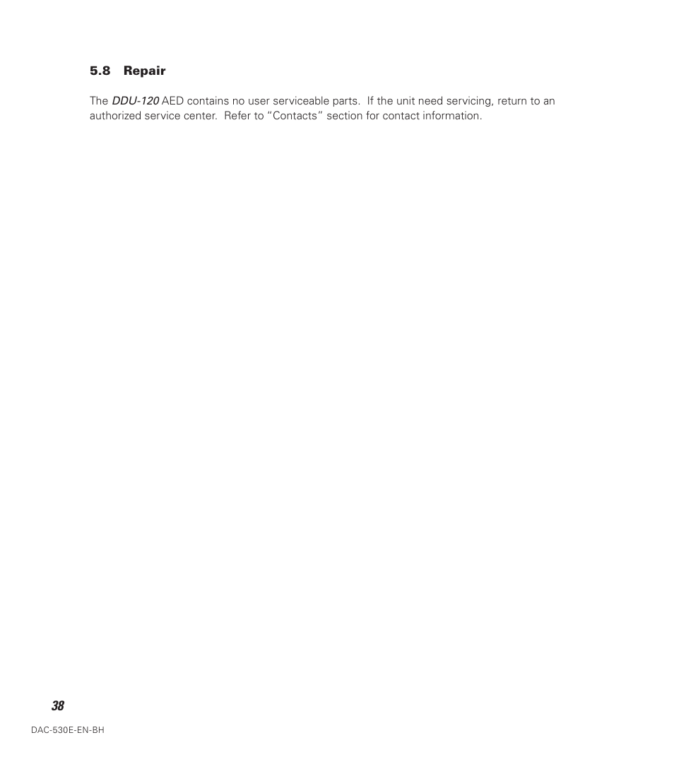 Defibtech DDU-120 Series User Manual | Page 46 / 72