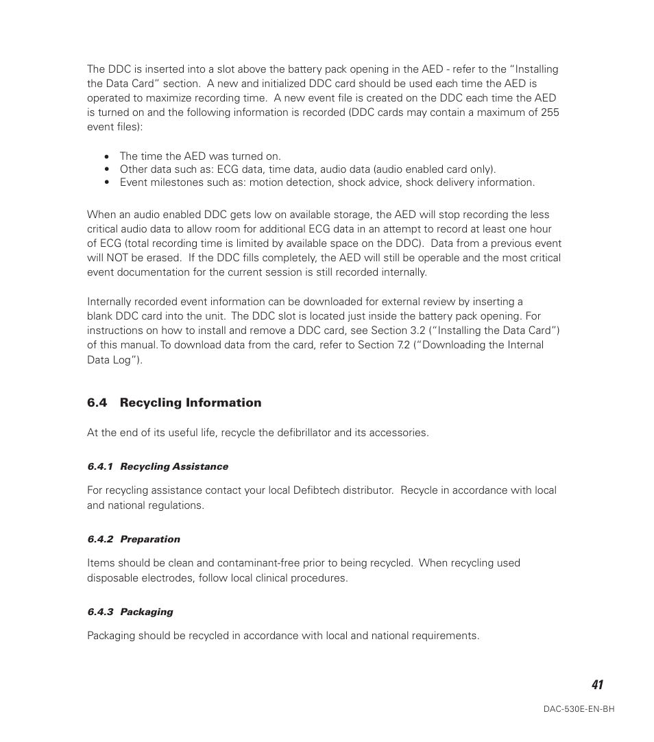 Defibtech DDU-120 Series User Manual | Page 49 / 72