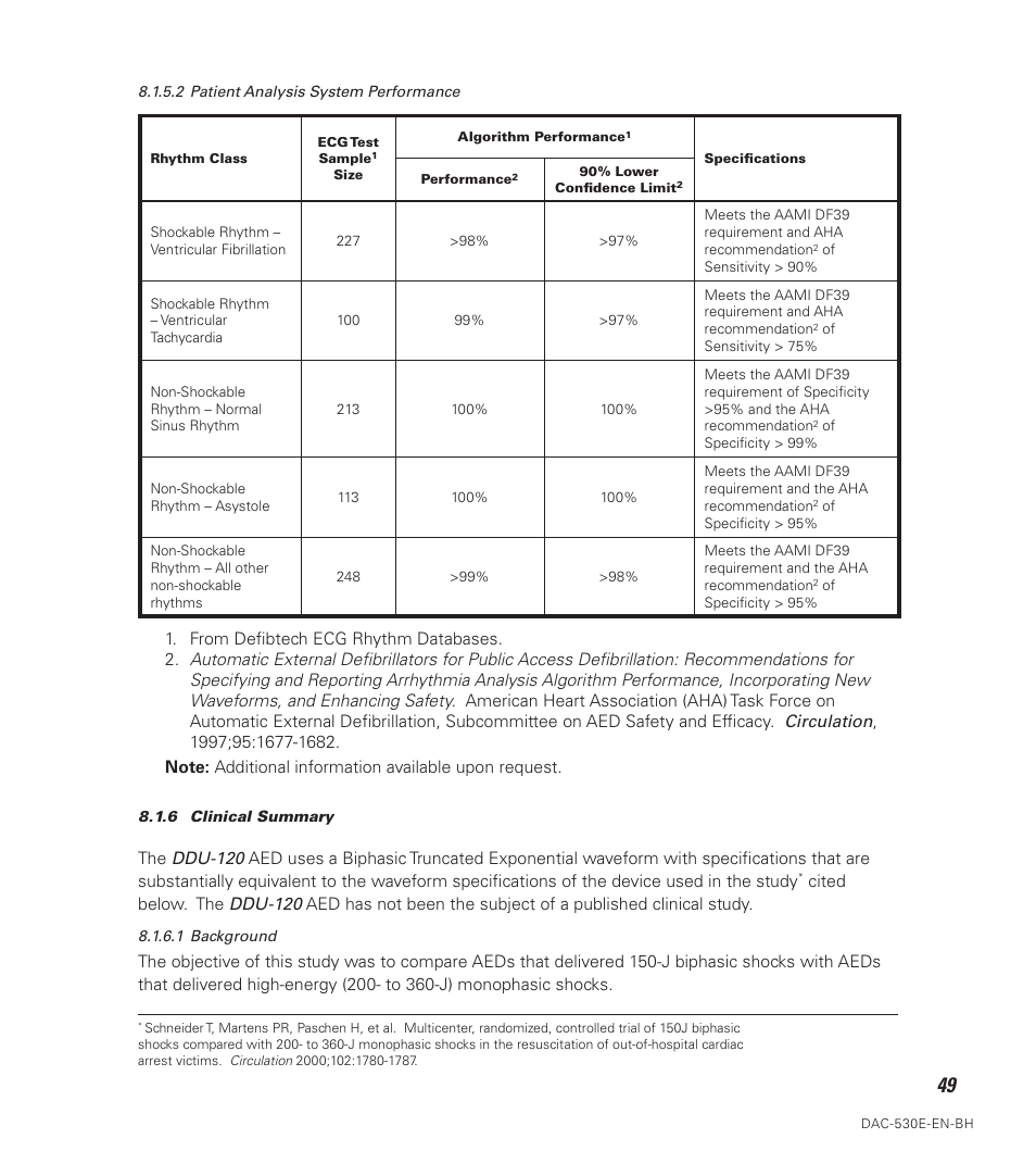 Defibtech DDU-120 Series User Manual | Page 57 / 72