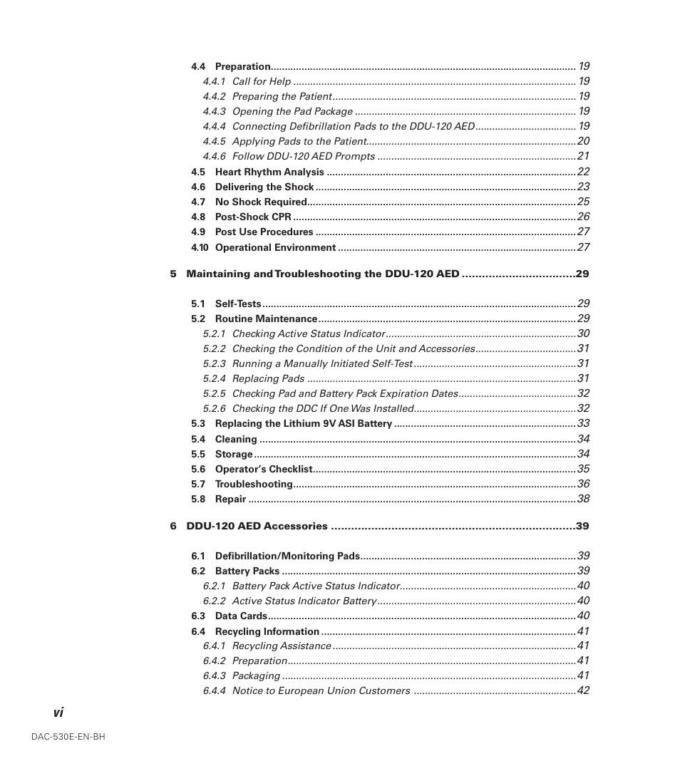 Defibtech DDU-120 Series User Manual | Page 6 / 72