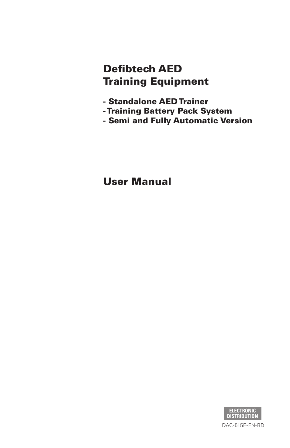 Defibtech AED Training Equipment User Manual | 14 pages