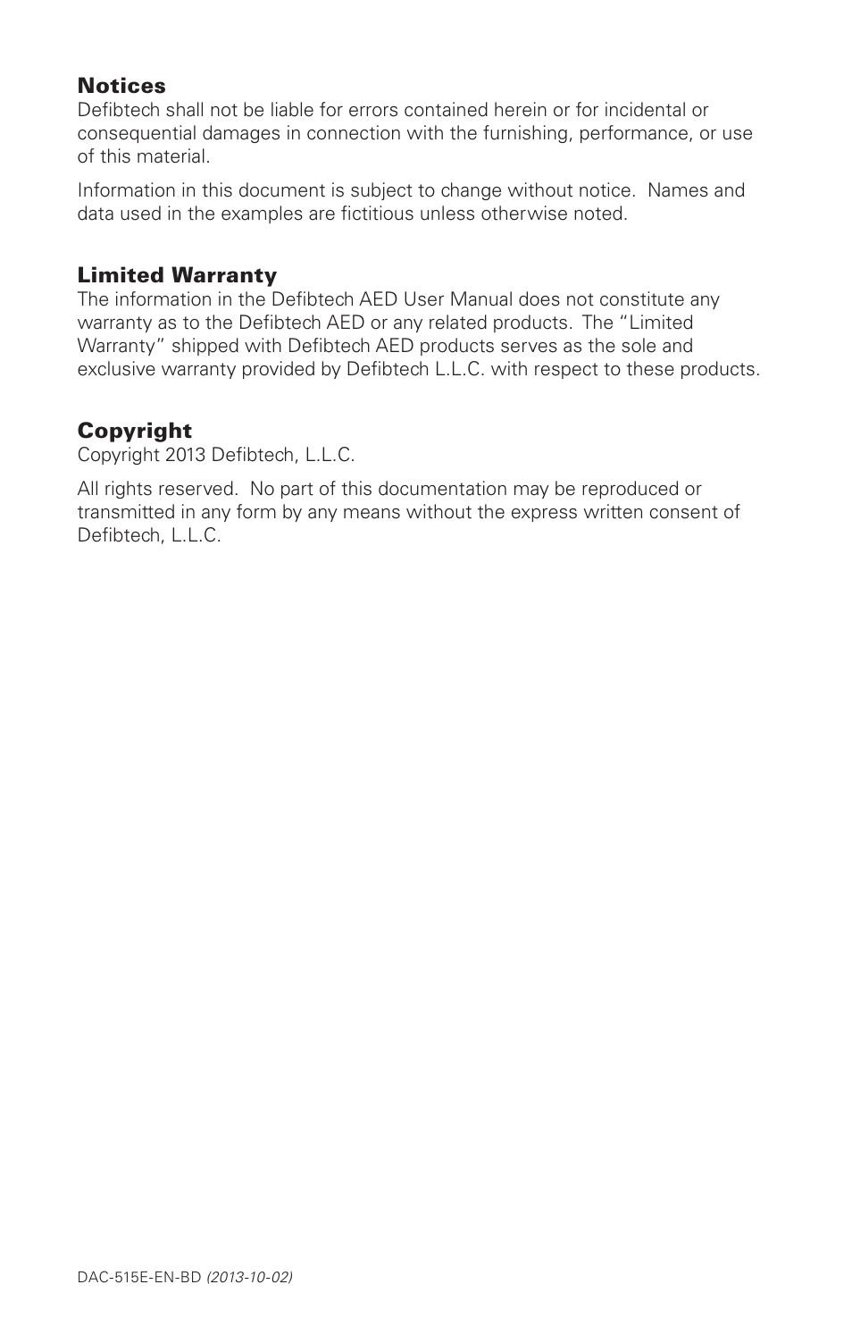 Defibtech AED Training Equipment User Manual | Page 2 / 14