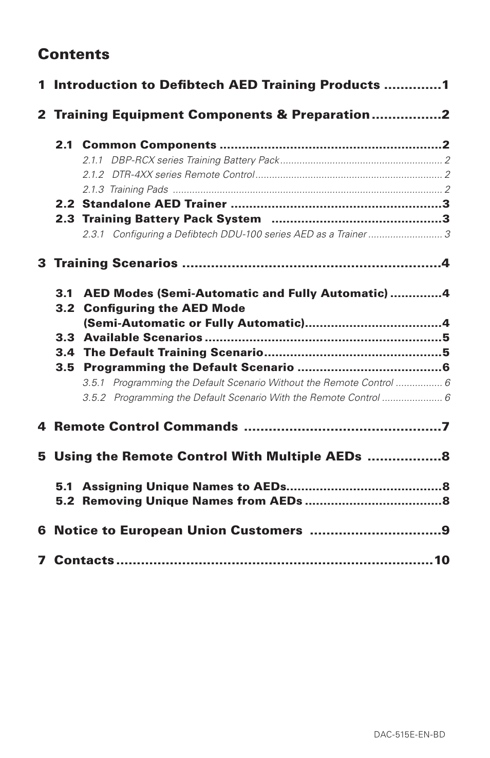 Defibtech AED Training Equipment User Manual | Page 3 / 14