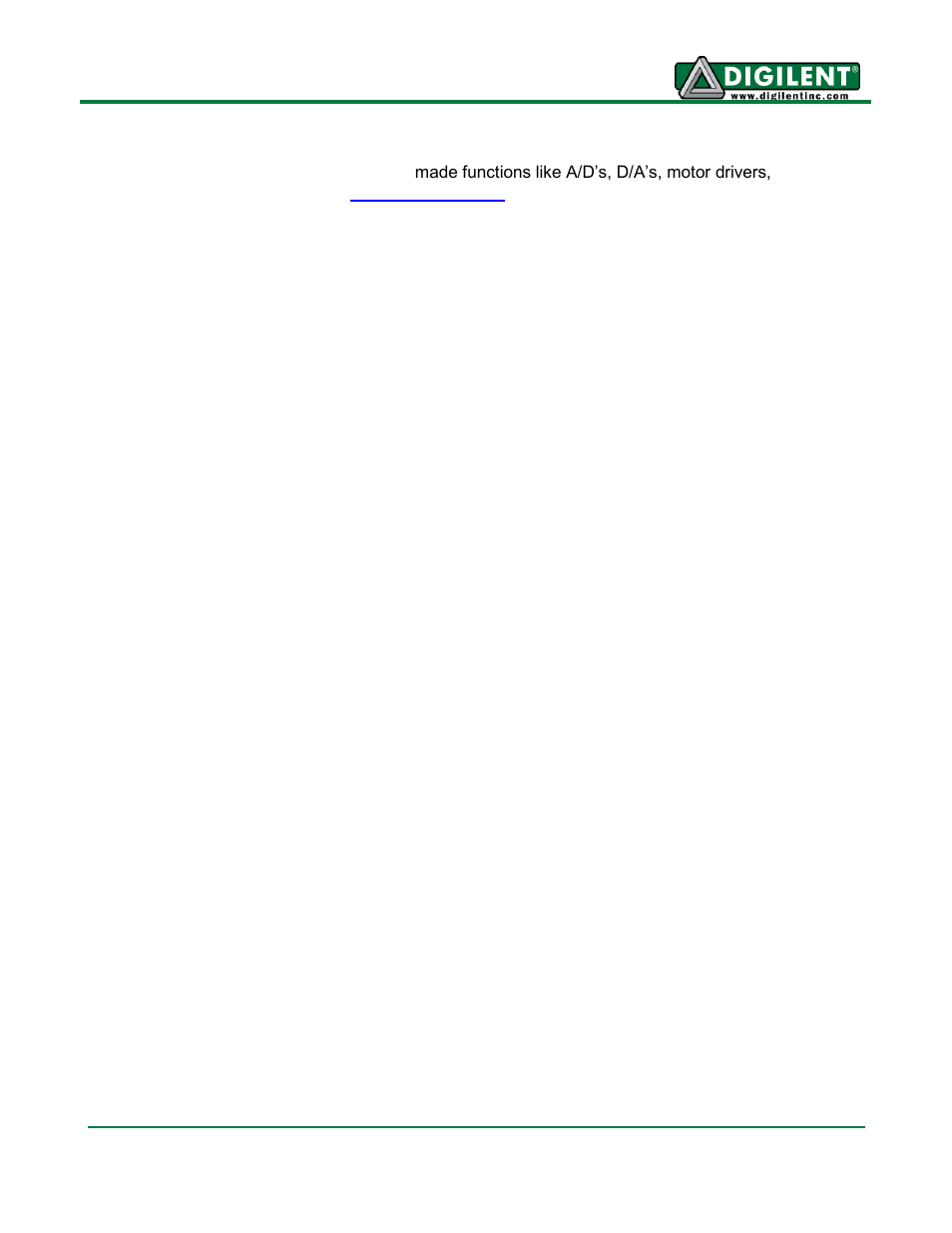 Built-in self test | Digilent 410-178P-KIT User Manual | Page 22 / 22