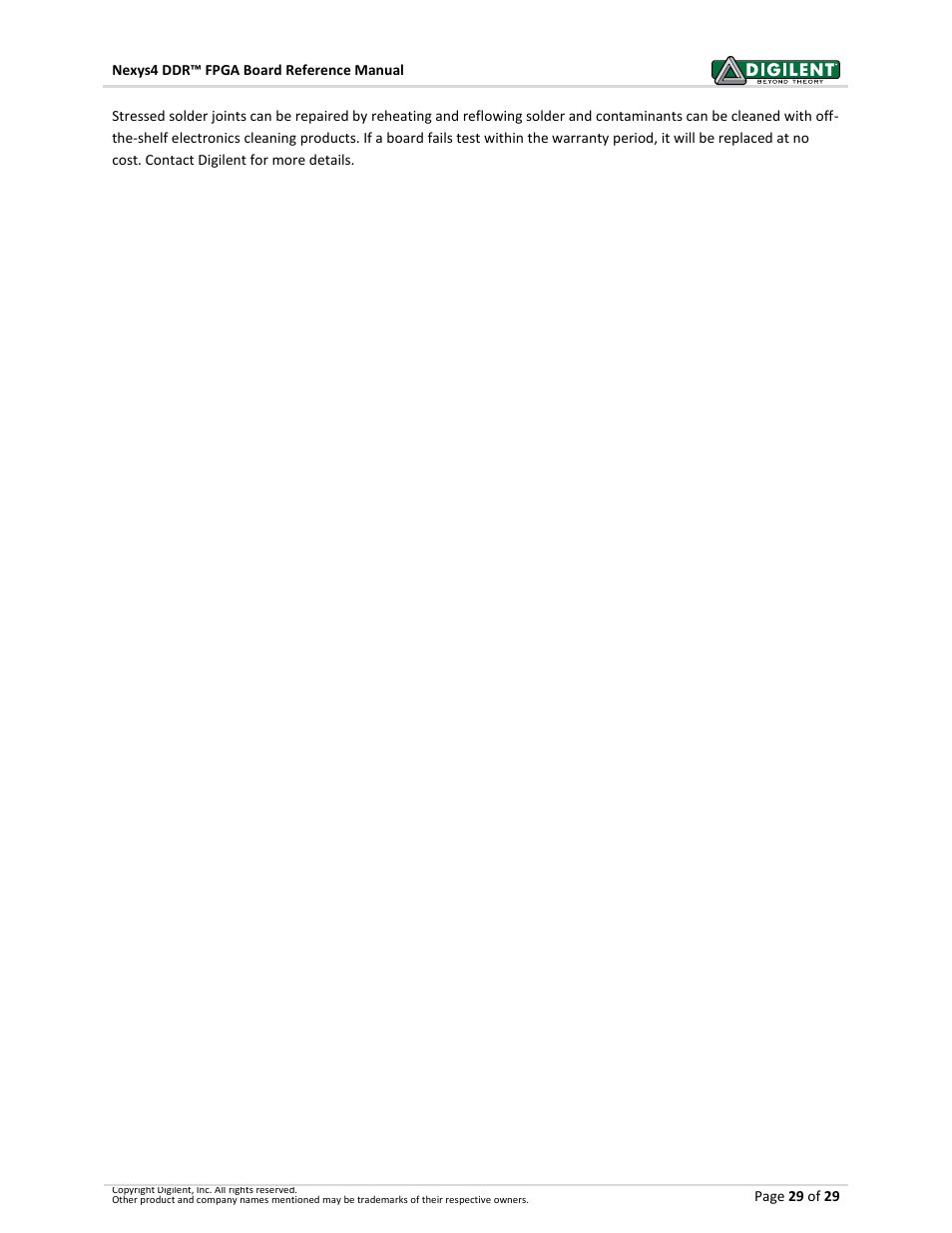 Digilent 410-292P-KIT User Manual | Page 29 / 29