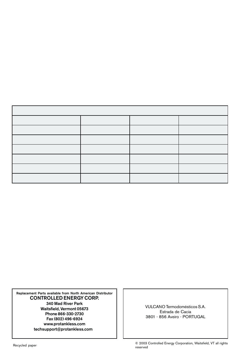 Controlled energy corp | Bosch GWH 425 EF User Manual | Page 26 / 26