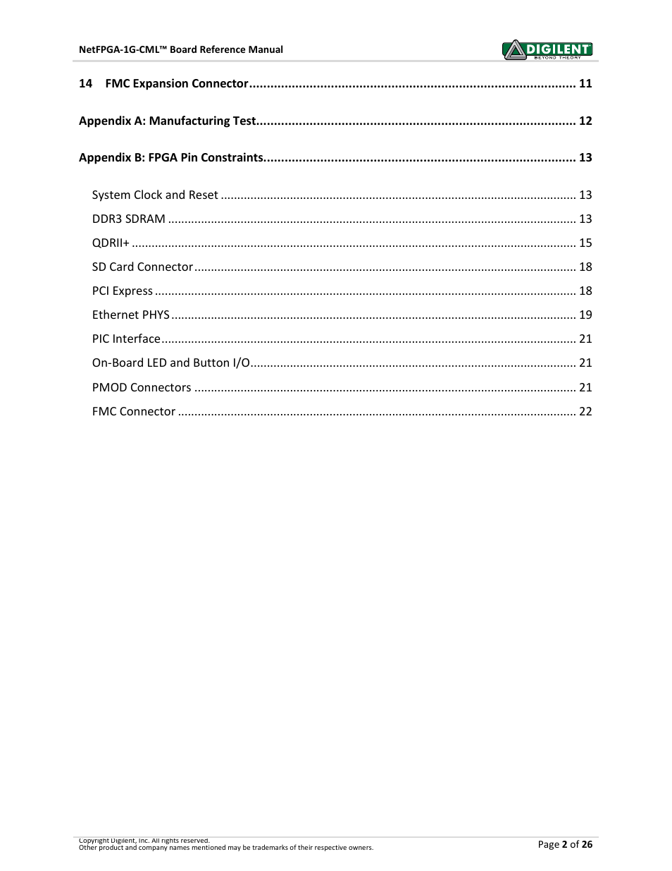 Digilent 6015-410-001P-KIT User Manual | Page 2 / 26
