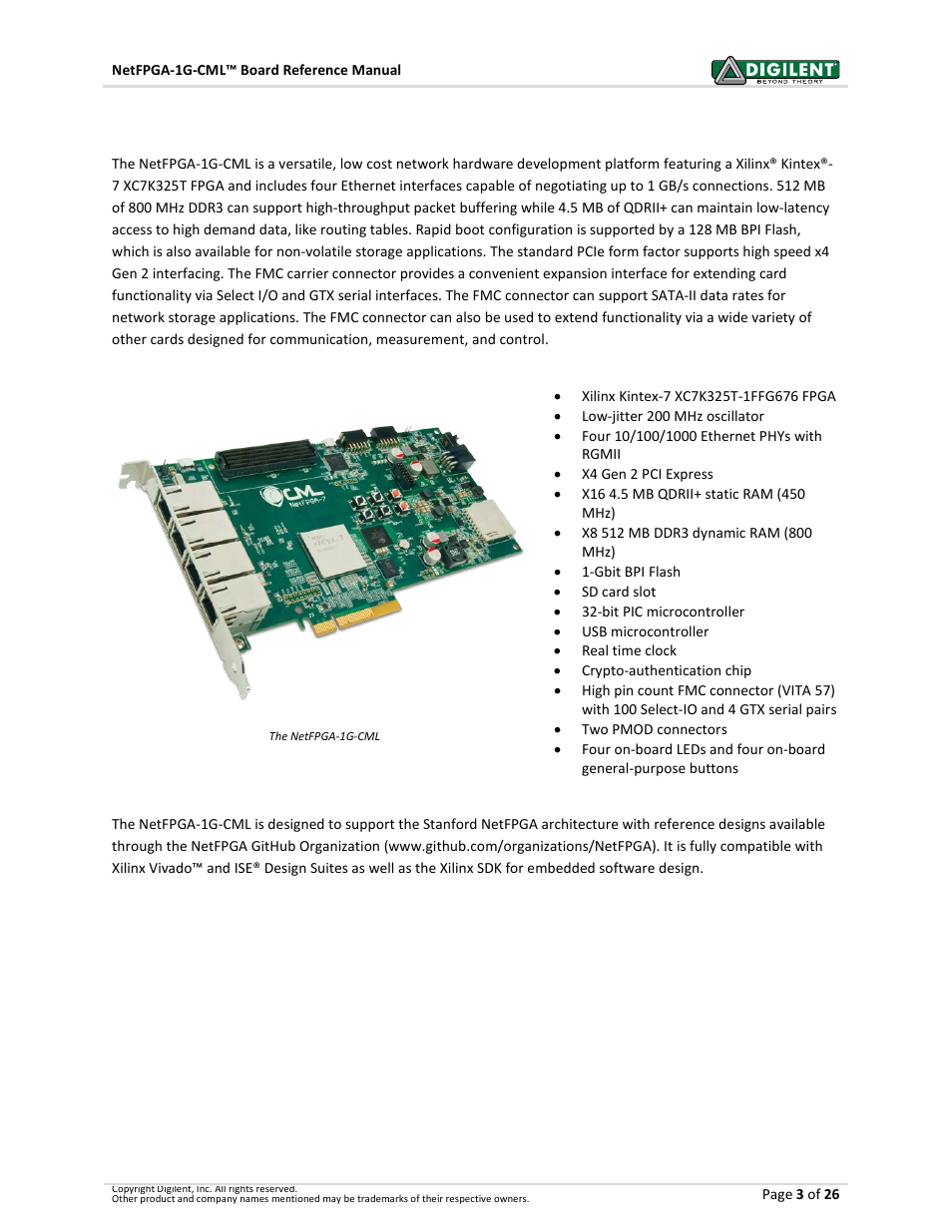 Overview | Digilent 6015-410-001P-KIT User Manual | Page 3 / 26