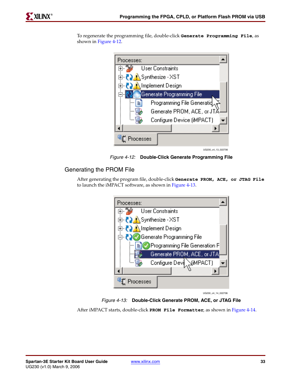 Generating the prom file | Digilent 410-087P-KIT User Manual | Page 33 / 164