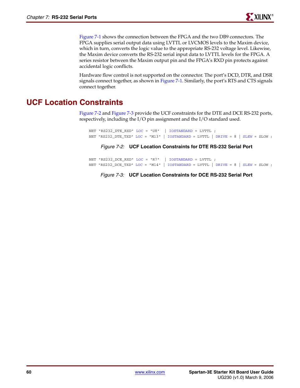 Ucf location constraints | Digilent 410-087P-KIT User Manual | Page 60 / 164
