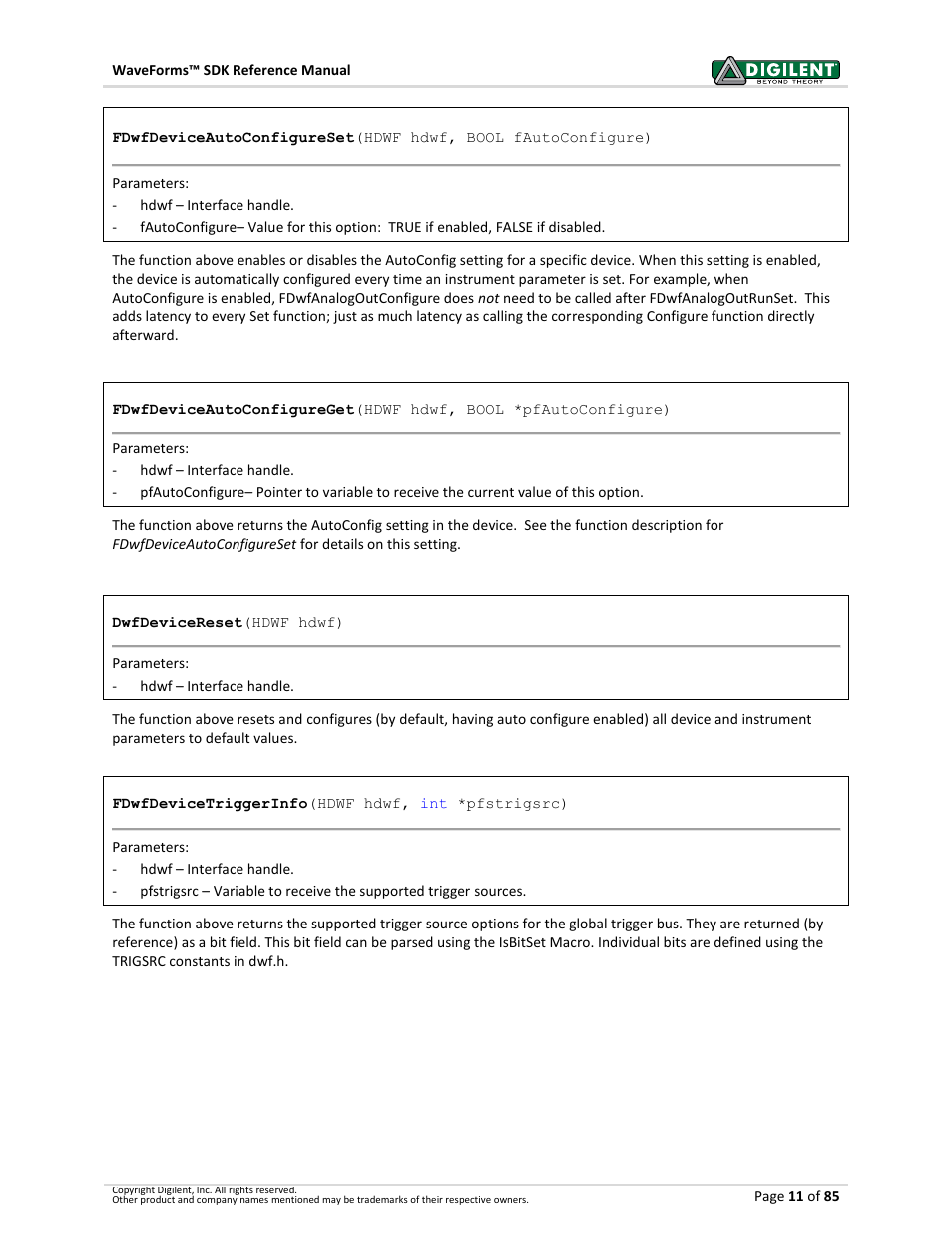 Digilent WaveForms User Manual | Page 11 / 85