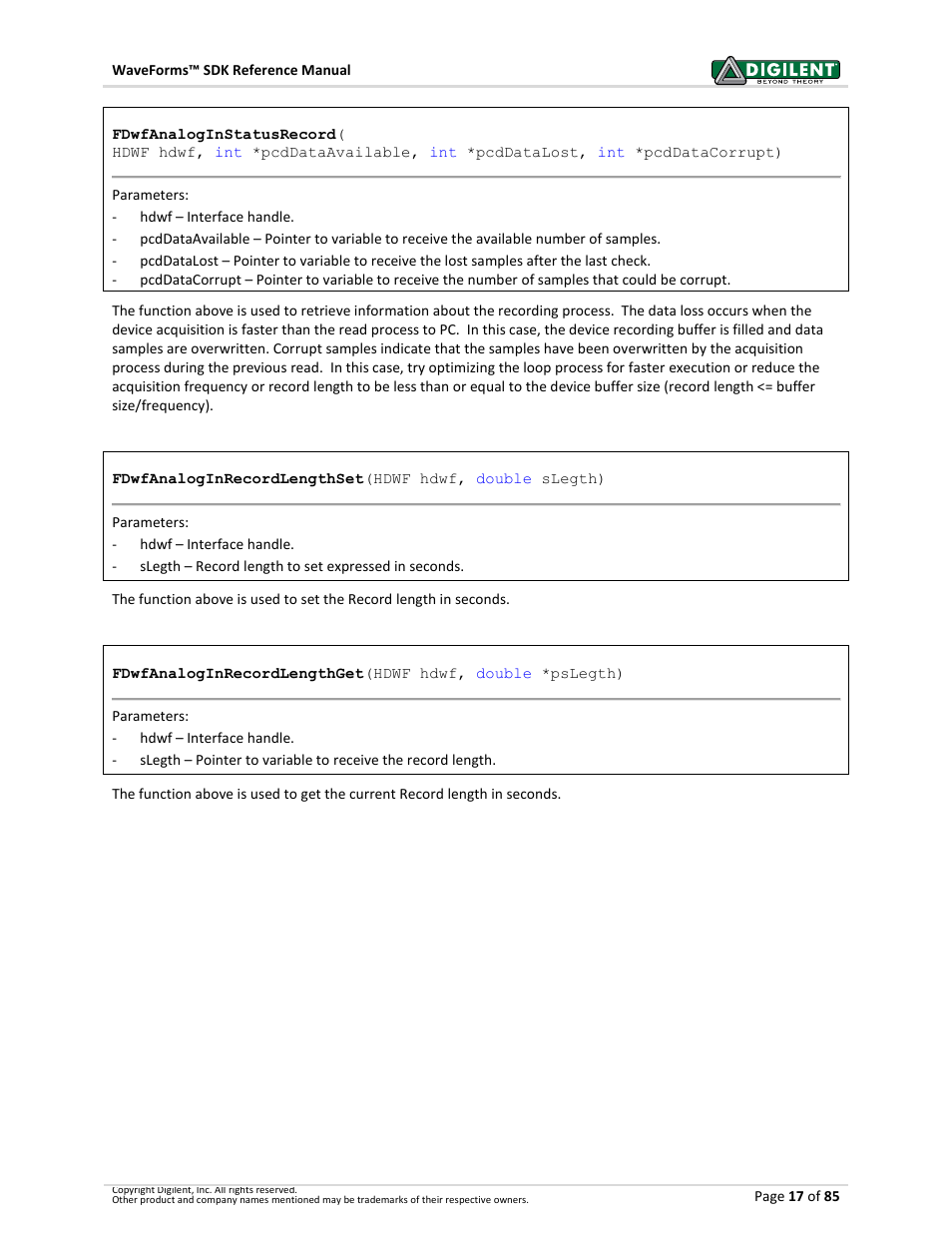 Digilent WaveForms User Manual | Page 17 / 85