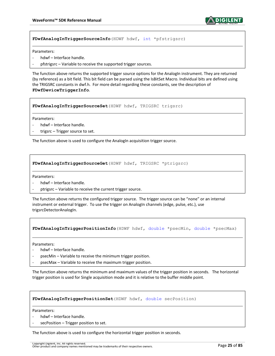 Digilent WaveForms User Manual | Page 25 / 85