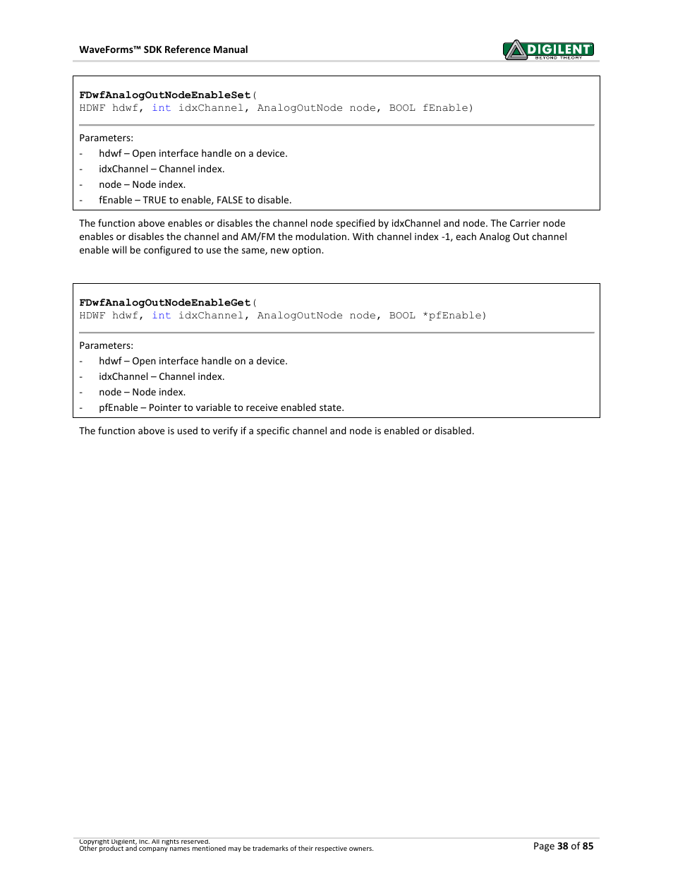 Digilent WaveForms User Manual | Page 38 / 85