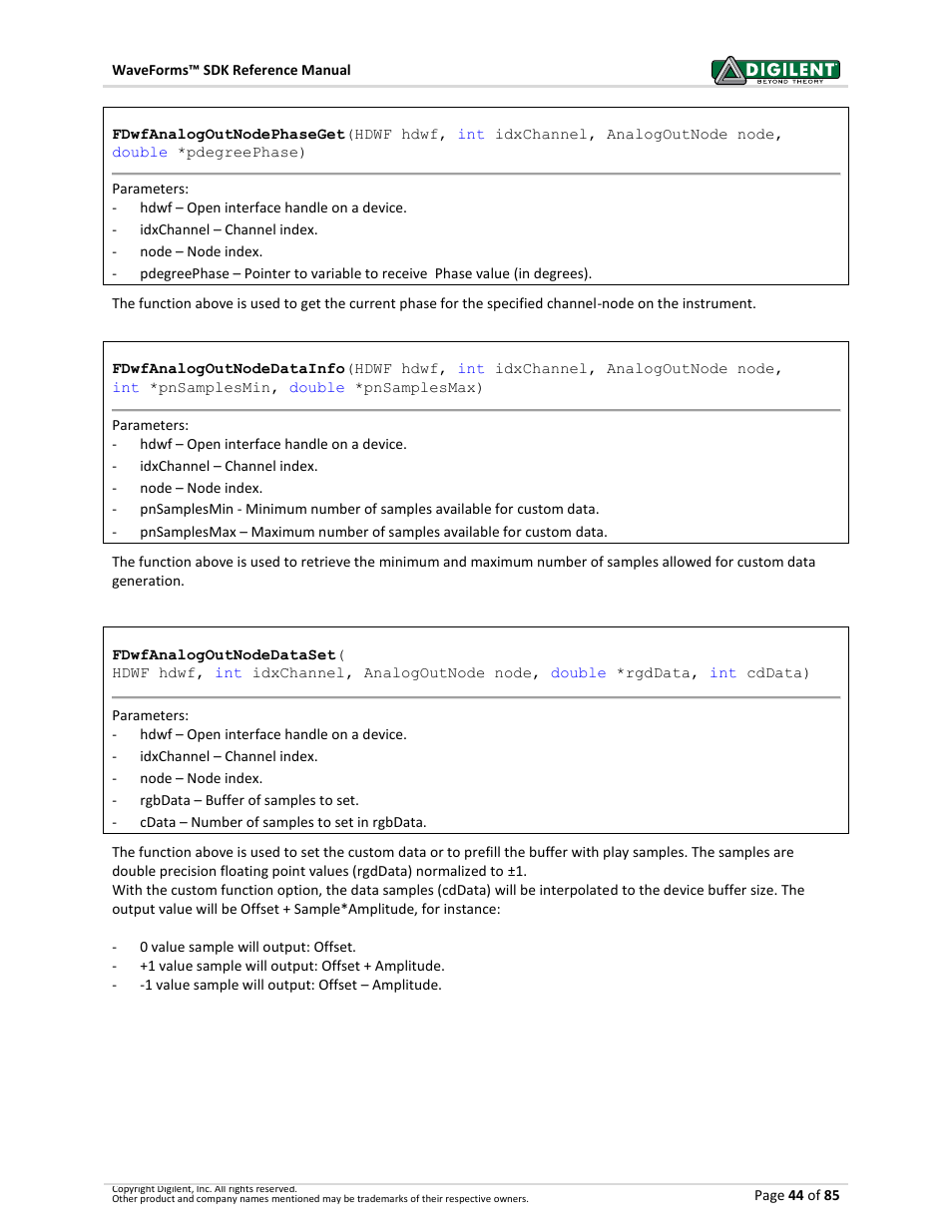 Digilent WaveForms User Manual | Page 44 / 85