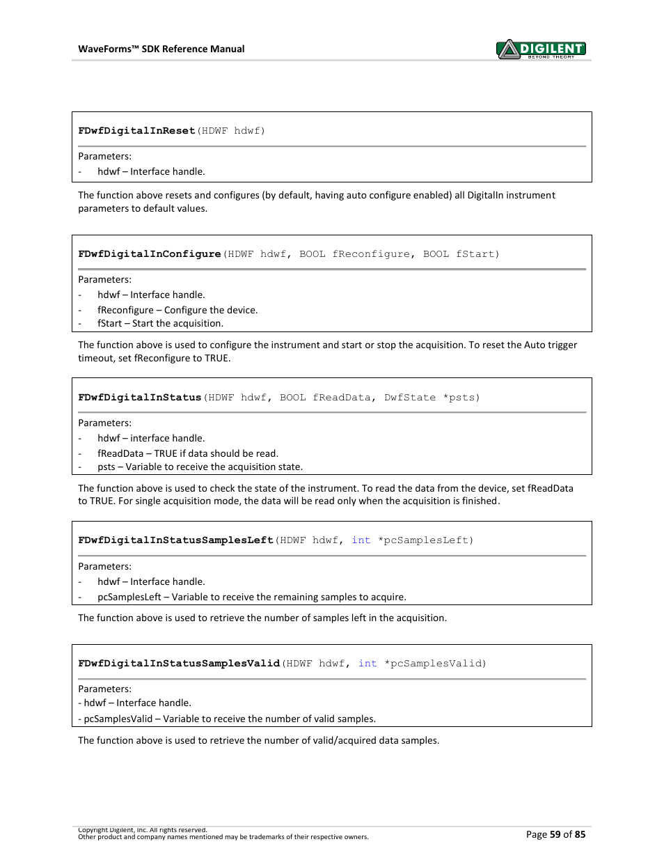 1 control, Control | Digilent WaveForms User Manual | Page 59 / 85