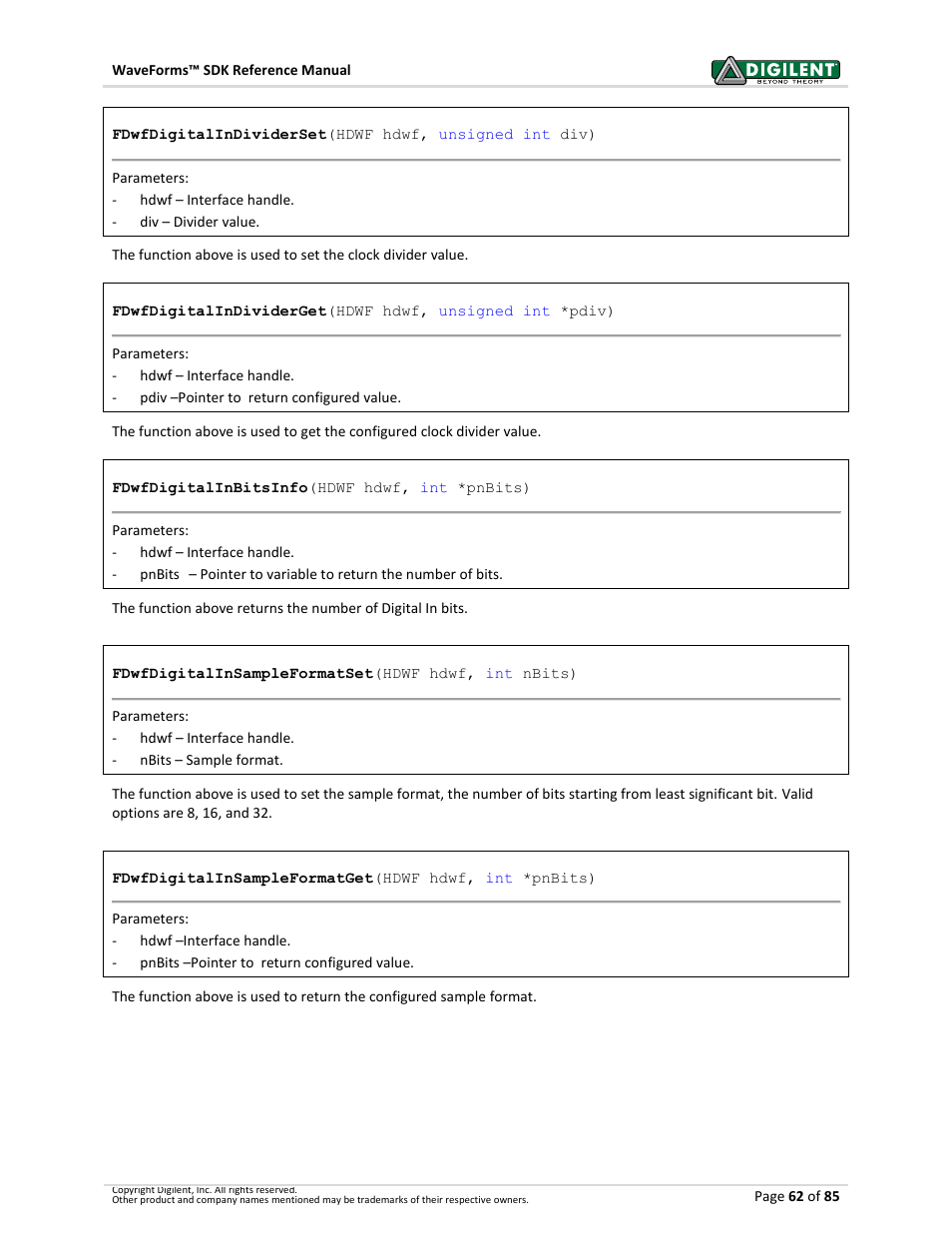 Digilent WaveForms User Manual | Page 62 / 85