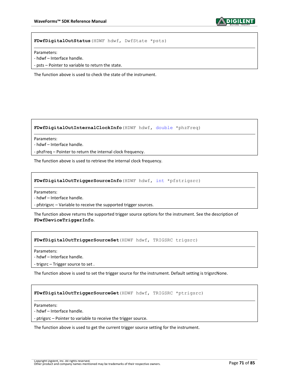 2 configuration, Configuration | Digilent WaveForms User Manual | Page 71 / 85