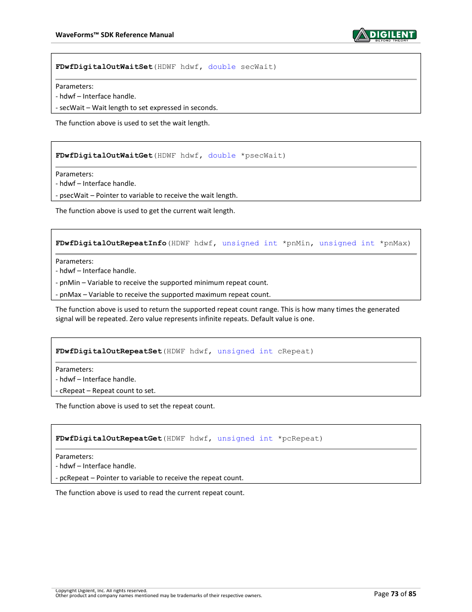 Digilent WaveForms User Manual | Page 73 / 85