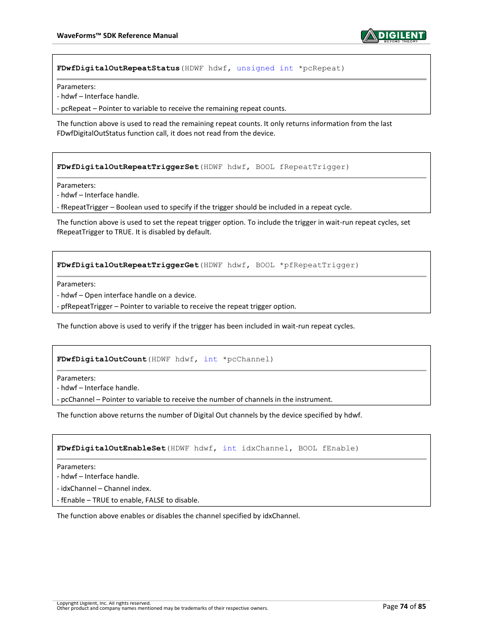 Digilent WaveForms User Manual | Page 74 / 85