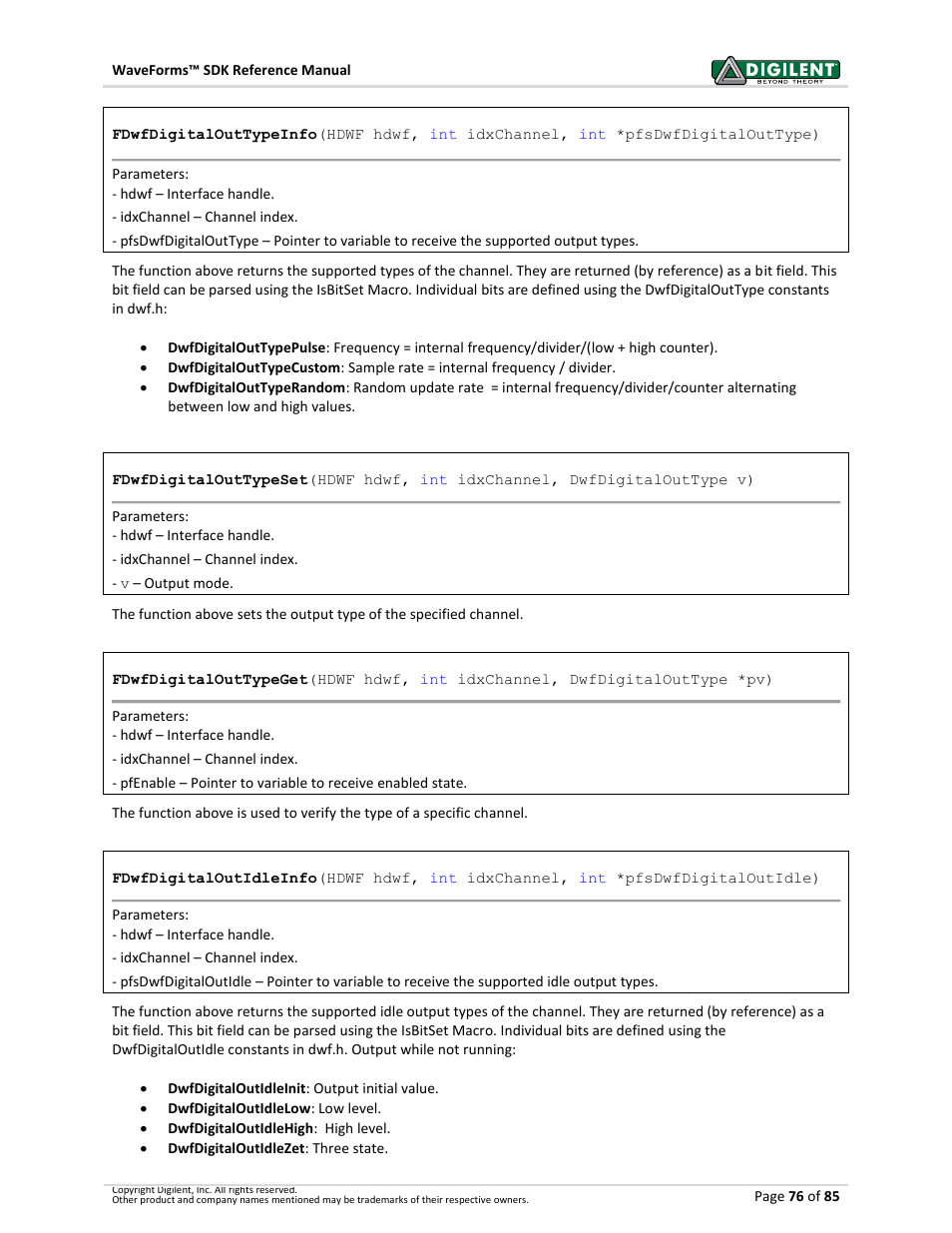 Digilent WaveForms User Manual | Page 76 / 85