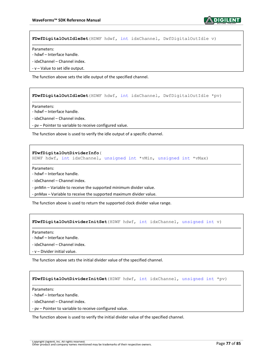 Digilent WaveForms User Manual | Page 77 / 85