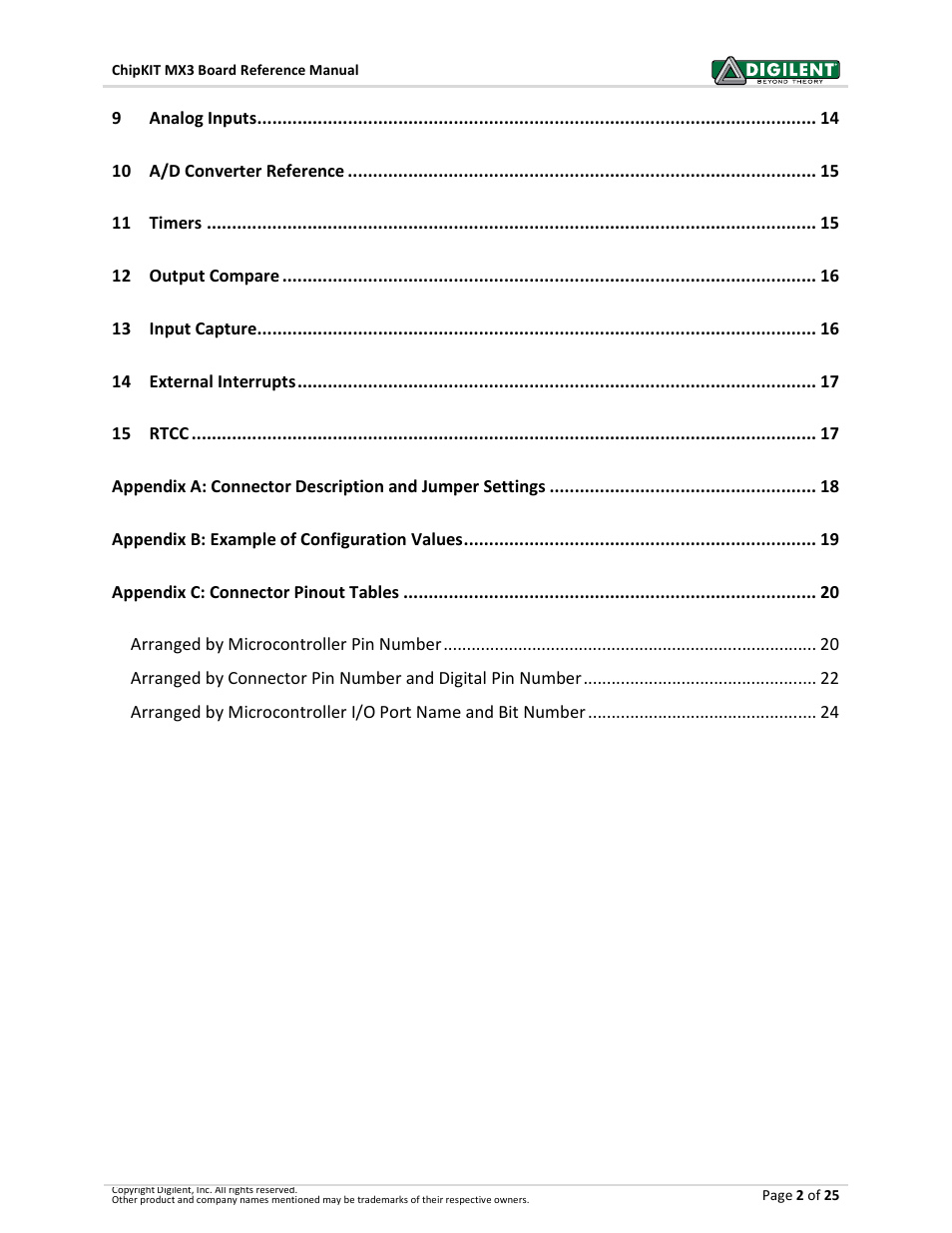 Digilent 410-297P-KIT User Manual | Page 2 / 25