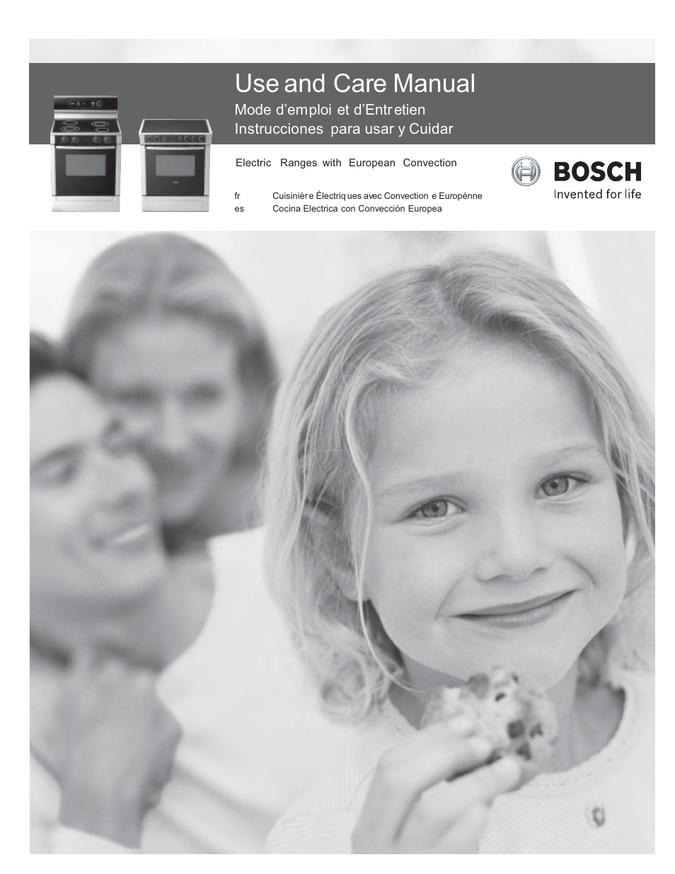 Bosch BOSCH RANGE User Manual | 128 pages