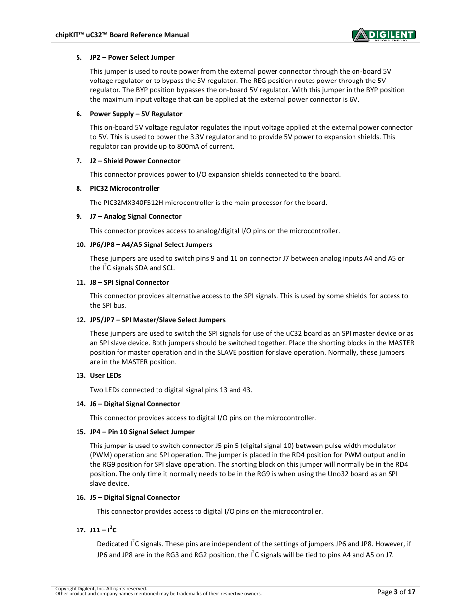 Digilent 410-254P-KIT User Manual | Page 3 / 17