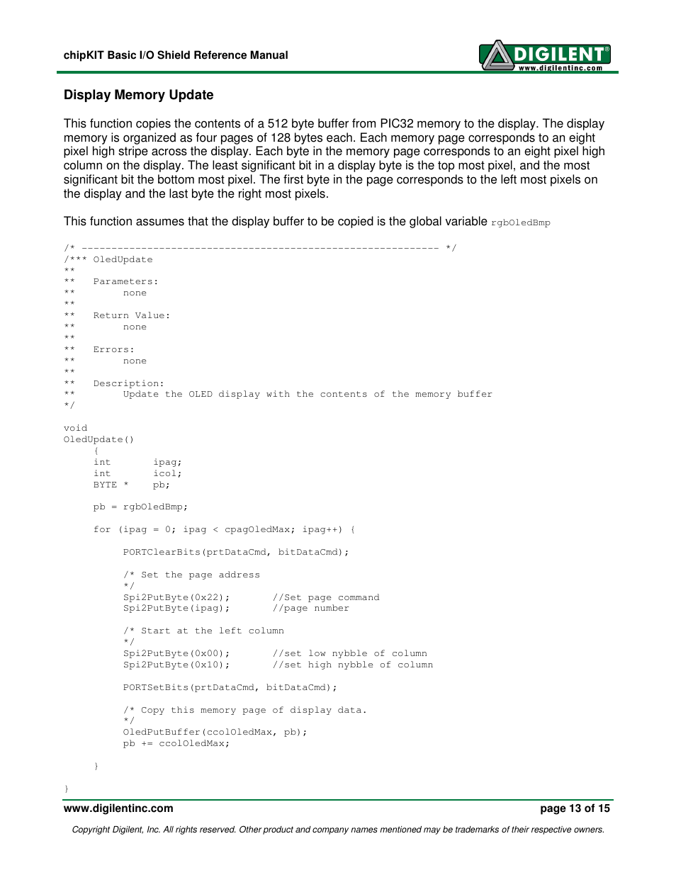 Digilent 410-216P-KIT User Manual | Page 13 / 15