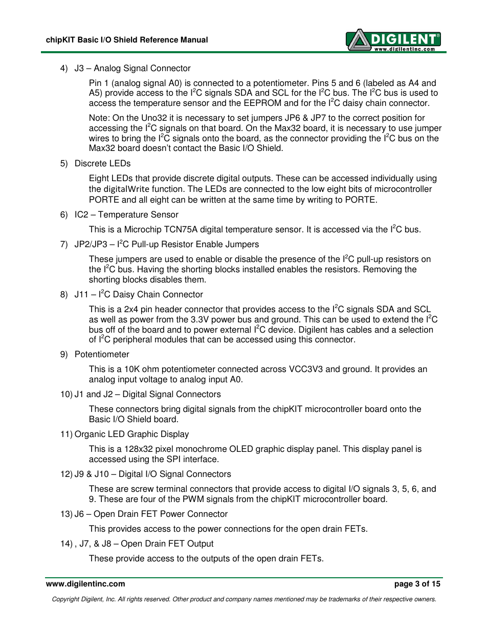 Digilent 410-216P-KIT User Manual | Page 3 / 15