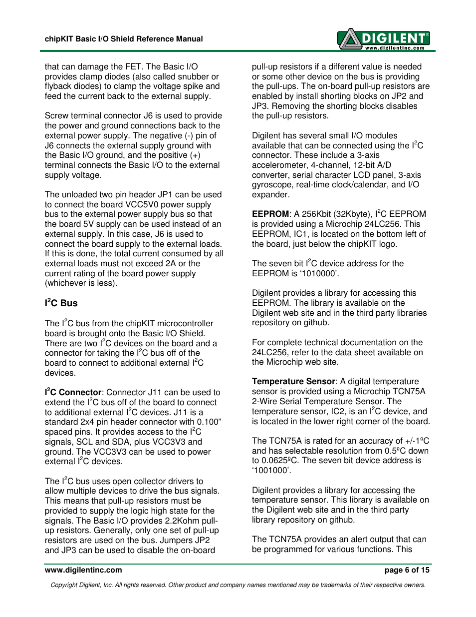 Digilent 410-216P-KIT User Manual | Page 6 / 15
