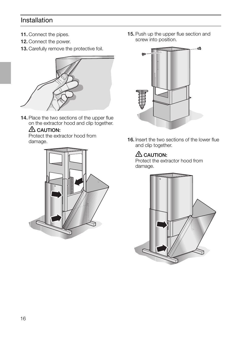 Installation | Bosch DIE 165 R User Manual | Page 16 / 48