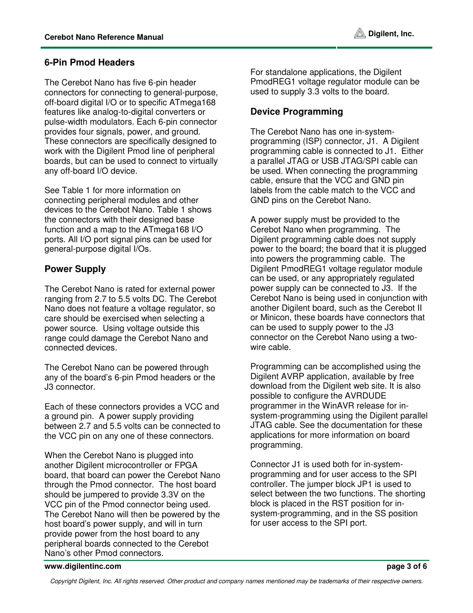 Digilent 410-145P User Manual | Page 3 / 6