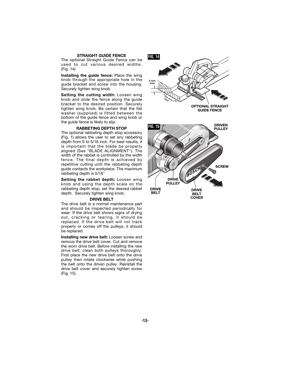 Bosch 1594 User Manual | Page 13 / 44