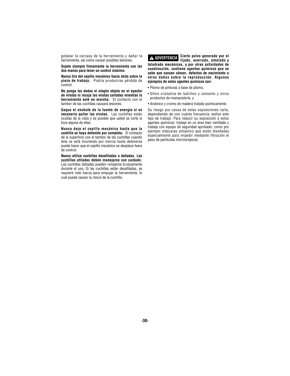 Bosch 1594 User Manual | Page 30 / 44