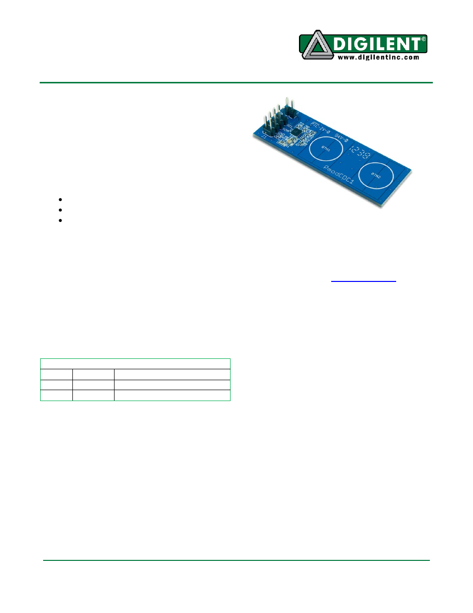 Digilent 410-247P-KIT User Manual | 2 pages